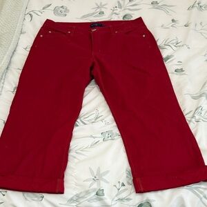 Bandolino Brick Red Capris